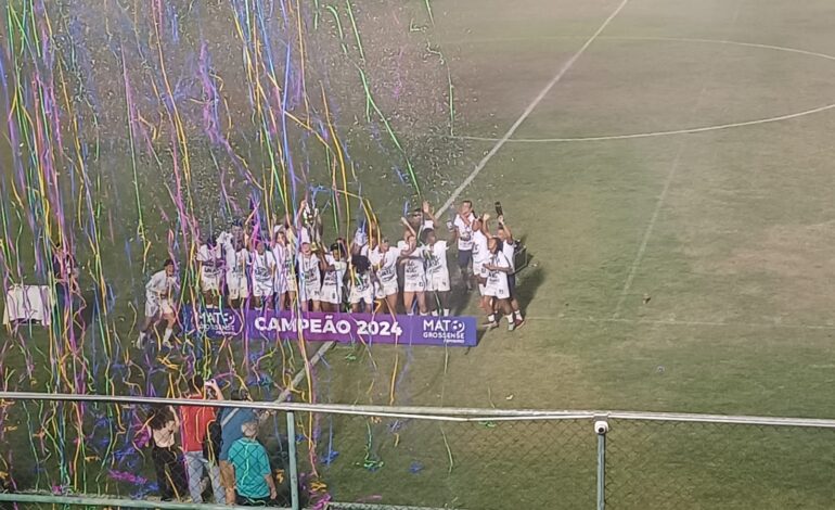  Operário FC é campeão do Campeonato Mato-grossense Feminino de 2024